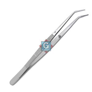 Pince chirurgicale manuelle en acier inoxydable pour coton et pansements, modèle London College - Product Image 4