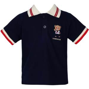 2025สำหรับทุกเพศ A001เสื้อโปโลผ้าฝ้ายจระเข้สแปนเด็กซ์พร้อมการ์ตูนคลาสสิกแนววินเทจปักลายหมีดีไซน์ทุกเพศสำหรับเด็ก - Product Image 1