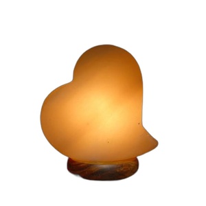 High Purity Himalayan Pink Salt Heart Lamp Organic Rock <b>Crystal</b> Night Light Factory Price - Product Image 3