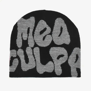 Winter Best Selling Custom Beanie Caps Professional Designer Printing Pakistan's <b>Top</b> Wholesale Supplier jacquard Beanie Caps - Product Image 5