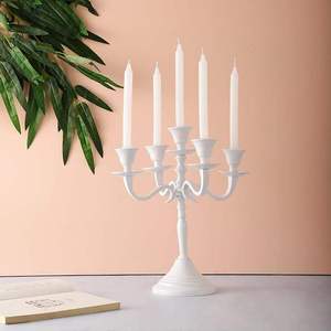 Porte-bougie en métal portable de haute qualité avec un design unique de pot à bougie, centre de table décoratif pour mariage aux prix les plus bas - Product Image 5