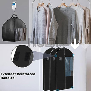 Portable <b>Suitcase</b> Garments Bag For Suits Shirts Coats Dresses Easy Carry Use Travel Home Hotel Office Garments Bag - Product Image 5
