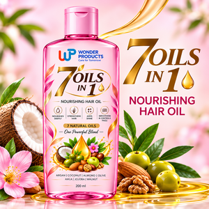 Huile capillaire 7 en 1 avec logo personnalisé et marque privée, à base d'huiles naturelles, 200 ml, produit de beauté et de soins personnels haut de gamme - Product Image 5