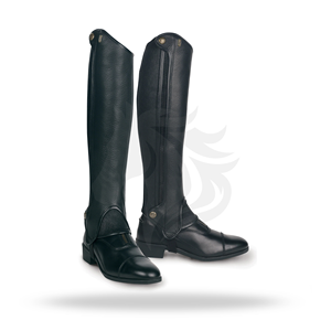 Horse Riding <b>Half</b> <b>Chaps</b> Customized Equestrian Leather <b>Chaps</b> for Training Riding and Competition Use - Product Image 1
