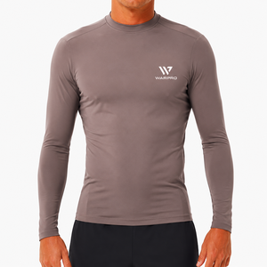 Wholesale Unisex <b>Compression</b> Rash Guard Long Sleeve Quick Dry 220g Heat-Transfer Printed Polyester Spandex UV Protection Gym - Product Image 6
