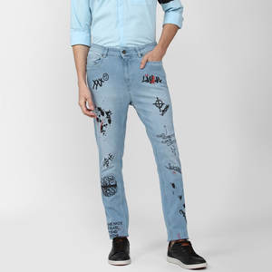 Nuevos Jeans Casuales de Invierno para Hombre, Lavados, de la Mejor Calidad, Diseño Moderno, Rectos, Rotos, de Mezclilla - Product Image 4