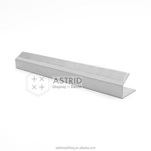 Expositor de Pelucas Giratorio de Acero Inoxidable Plateado de Alta Gama, Ecológico, con Logotipo Personalizado, para Montar en la Pared - Product Image 4