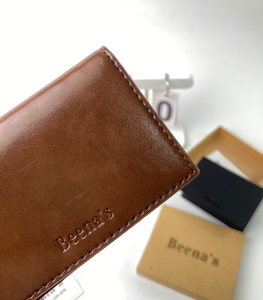 Cartera Corta con Logotipo Personalizado, Tarjetero Delgado, Monedero de Cuero, Caja de Regalo para Mujeres y Hombres - Product Image 2