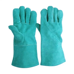 Gants de sécurité en cuir de vachette de haute qualité, résistants aux flammes et à la chaleur, pour la lutte contre les incendies industriels et la soudure - Product Image 6