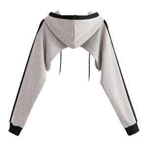 เสื้อฮู้ดครอปผู้หญิงลดราคา ผลิตจากวัสดุคุณภาพสูง ดีไซน์ใหม่ล่าสุด - Product Image 3