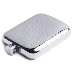 Petaca de Metal de Alta Calidad con Diseño Martillado, Forma y Tamaño Personalizados para Amantes del Whisky a la Mejor Precio - Product Image 3