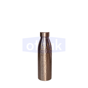Elegant Hammered <b>Copper</b> Eco-Friendly Reusable Portable <b>Drinking</b> <b>Bottle</b> for Office Kitchen Home and Gift - Product Image 3