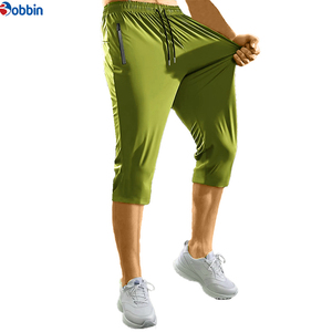 Pantalones Capri para Hombre, Shorts Deportivos hasta la Rodilla, Casuales, 3/4, para Correr, Transpirables, de Secado Rápido, con Bolsillos con Cremallera, Unisex, para Verano - Product Image 4