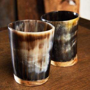 Vaso de Cuerno de Búfalo Natural, Material Orgánico Pulido, Estilo Rústico, Artículo de Colección - Product Image 3