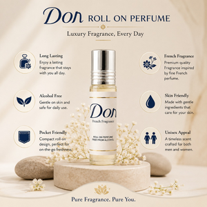 น้ำหอมโรลออน DON Premium Unisex Attar ขนาด 6 มล. ปราศจากแอลกอฮอล์ น้ำมันหอมระเหยธรรมชาติ กลิ่นดอกไม้และผลไม้ หอมติดทนนาน สำหรับใช้ทุกวัน - Product Image 5