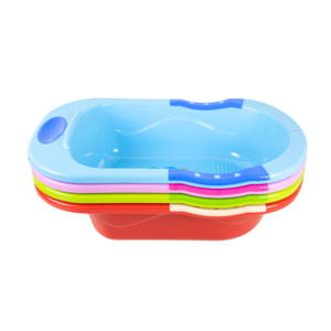 Large Capacity Folding <b>Bath</b> Tub With Anti Tip Support Soap Holder Hanging Hook And Durable PP Plastic Body - Product Image 4