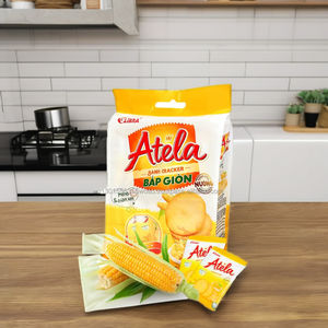 Venta al por mayor ODM maíz crujiente galletas 228G salado dulce sabor bolsita caja - Product Image 1