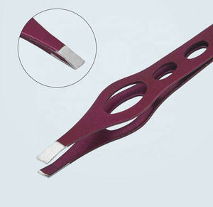 Pinza Profesional de Alta Precisión para Cejas, de Acero Inoxidable, Herramienta para Depilar el Vello Facial, con Logotipo Personalizado, Ecológica - Product Image 2