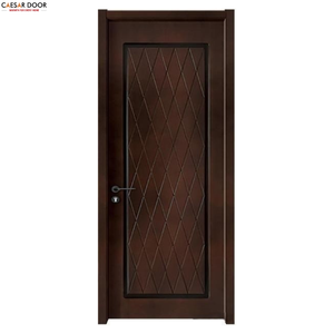 ประตูไม้ MDF ดีไซน์ทันสมัยสำหรับห้องนอน แผงกันน้ำสำเร็จรูป สำหรับตกแต่งภายในห้อง  วัสดุไม้อัด  แบบผลัก-ดึง มีจำหน่ายแล้ว - Product Image 1