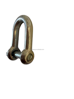 Manilles en D européennes en acier allié galvanisé poli miroir pour levage en hauteur, conformes EN 13889, pour applications minières