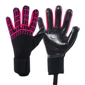 ถุงมือผู้รักษาประตูฟุตบอลมืออาชีพสำหรับผู้ใหญ่และเด็ก  ยางลาเท็กซ์ยึดเกาะดี ทนทานต่อการสึกหรอ คุณสมบัติกันลื่นสำหรับถุงมือโกล - Product Image 3