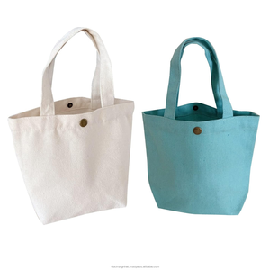 Grand sac fourre-tout en toile 100% coton écologique Sac de voyage et de rangement recyclable pour shopping de créateur en gros - Product Image 2