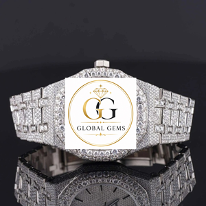 Reloj de Lujo con Diamantes Moissanite y Baño de Oro, Estilo Hip Hop, Excelente Calidad, Disponible para Venta al Por Mayor - Product Image 3