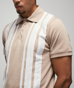 Customised Colour Block Men's <b>for</b> Shirt 100% Cotton Loose Fit Short Sleeve Custom Digital Printing logo <b>Hip</b> Hop Style - Product Image 5
