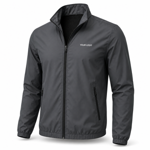 Chaqueta Deportiva con Cuello Alto, Paneles en Contraste, Tejido Doble de Poliéster, Chaqueta de Alto Rendimiento, Logotipo Personalizado, Ropa Deportiva para Equipos, Proveedor OEM - Product Image 1