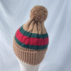 Men's and Women's Unisex Neutral <b>Winter</b> Warm and Cold-Proof 100% Polyester Vintage SKI & Outdoor <b>Hat</b> - Product Image 2