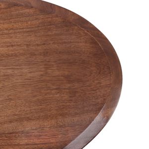 Mesa de Centro Ovalada para Sala de Estar, Mesa Moderna con Estructura Metálica y Tapa Elegante para Decoración del Hogar - Product Image 3