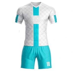 Maillot de football américain unisexe personnalisé à manches courtes, col en V, respirant, ajusté, avec impression par sublimation et short à taille élastique - Product Image 5
