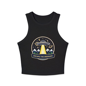 Camiseta Deportiva de Algodón de Alta Calidad, Transpirable, Casual, para Mujer, Corte Regular, Ajustada, con Espalda Cruzada y Microcanalé, Personalizable con Logotipo - Product Image 4
