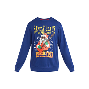 Hot Sale Latest Design Eco-Friendly Oversized Knitted Fleece Men's Printed Sweatshirt Custom Design Stylish Cotton - Product Image 4