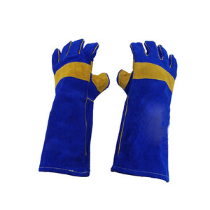 Hot Selling Welding <b>Gloves</b> High Quality Protective Fire Resistance Welding <b>Gloves</b> Made In Pakistan - Product Image 1