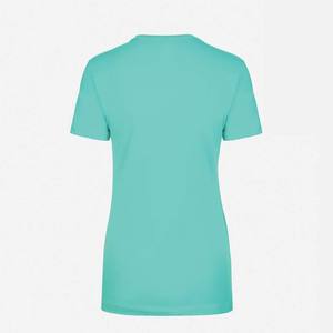 เสื้อยืดแขนสั้นรัดรูปสำหรับผู้หญิงไซส์ใหญ่ ขายดี กระดุมติดเรียบง่าย เหมาะสำหรับออกกำลังกาย วิ่ง ฟิตเนส โยคะ - Product Image 6