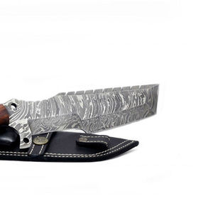 Cuchillos de Caza Damasco Hechos a Mano con Hoja Fija de Acero Inoxidable, Cuchillos Damasco para Camping y Actividades al Aire Libre - Product Image 5