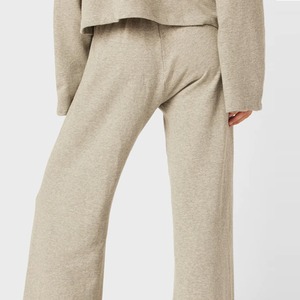 Conjunto Deportivo de Dos Piezas para Mujer, de Alta Calidad, con Sudadera con Capucha y Pantalones Deportivos Acampanados, 100% Algodón, Ropa Deportiva de Invierno - Product Image 5