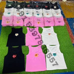 Cotton Ribbed Summer Women Tank Top Casual Embroidered Fish Graphic Sleeveless Crop Top Vest Top <b>Ladies</b> Daily Wear Apparel - Product Image 4