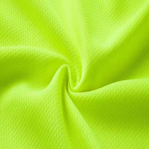 T-shirt de travail haute visibilité unisexe en polyester avec bandes réfléchissantes, vêtements de sécurité - Product Image 5