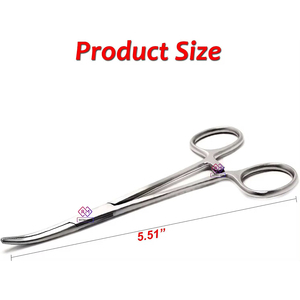 Pinzas Hemostáticas de Acero MEDICAB Kelly de 5.5 Pulgadas Rectas para Cirugía General - Instrumento Reutilizable - Product Image 5