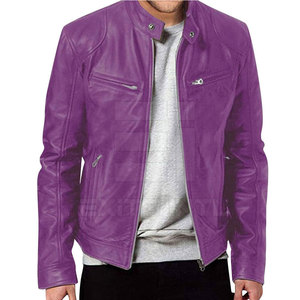 Men's Leather Jacket Stand Collar Breathable Winter Warm Casual Streetwear High Street Style - Product Image 3