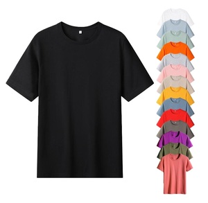 เสื้อยืดผู้ชายทรงคลาสสิค ดีไซน์เรียบง่าย ผ้าฝ้ายคุณภาพสูง เนื้อนุ่ม สวมใส่สบาย สีพื้น สไตล์เบสิค เหมาะกับทุกฤดูกาล - Product Image 3
