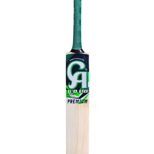 Batte de cricket professionnelle CA Gold Premium Willow, manche court, légère, durable, écologique, étui premium CA Sports - Product Image 1