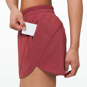 Shorts de yoga sans couture taille haute pour femmes, grande taille, personnalisés, avec compression et effet froncé, respirants, pour la course et le fitness - Product Image 6