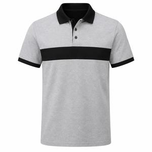 Camisa de Hombre al por Mayor, Transpirable, de Poliéster/Algodón Lavado, Manga Corta, Tejida, Casual, Corte Regular, con Botones, a la Moda - Product Image 1