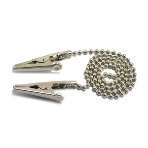 OdontoMed 2011 Manual Stainless Steel Dental Napkin Holder Metal Ball Chain Bib Clips for Clinic Use | CE Certified 2-Year - Product Image 5