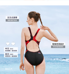 Traje de Baño de Una Pieza para Mujer MARIUM, Top Corto, Estampado Digital de Animales/Dibujos Animados, Spandex/Poliéster, Anti-UV, Impermeable, de Secado Rápido - Product Image 3