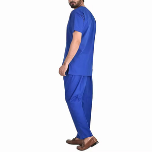2026 Hot Sale Soft Polyester Hospital <b>Doctor</b> Wear Clothing Washable Nurse Scrub <b>Set</b> for Men Medical Nursing Scrub Uniforms - Product Image 3