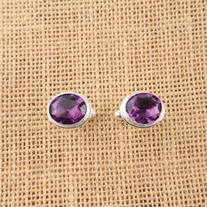 Juego de gemelos de lujo Niharika Gems con topacio azul en plata de ley 925 chapada, unisex, para diferentes ocasiones - Product Image 1